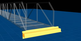 3D fifth wheel dock connection render